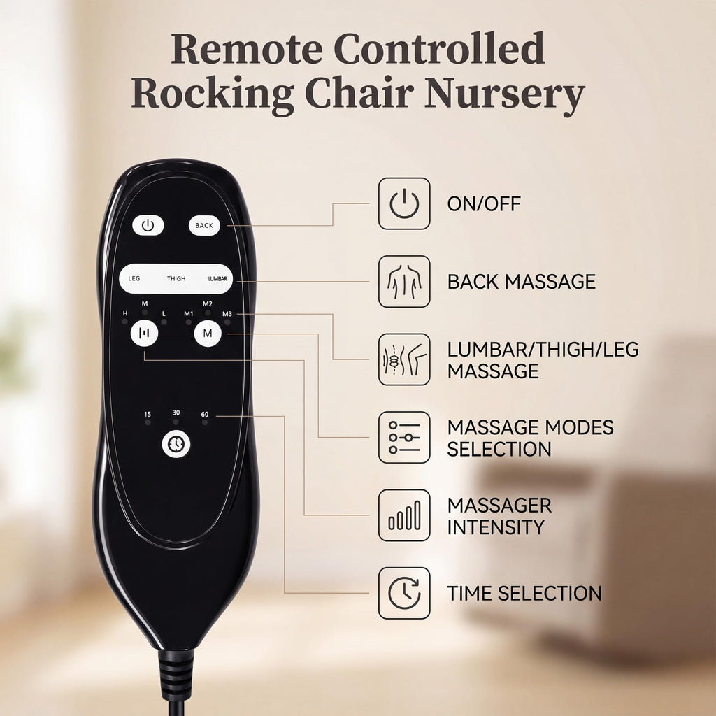Rocking Recliner Chair with Massage M26197