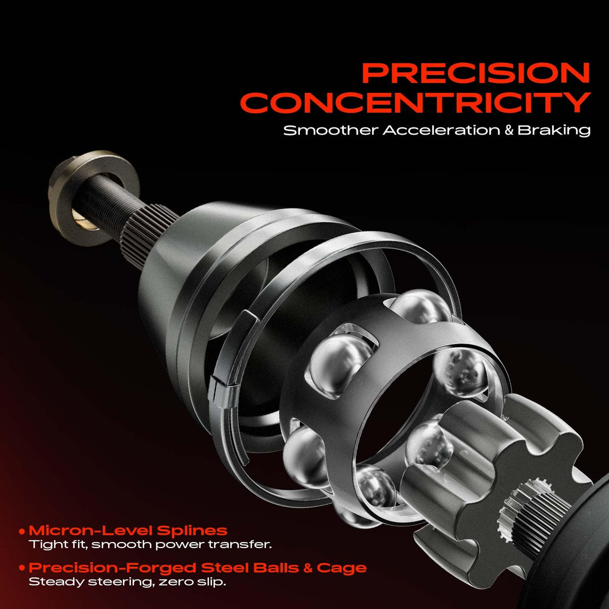 Front CV Axle Shaft Assembly G7080