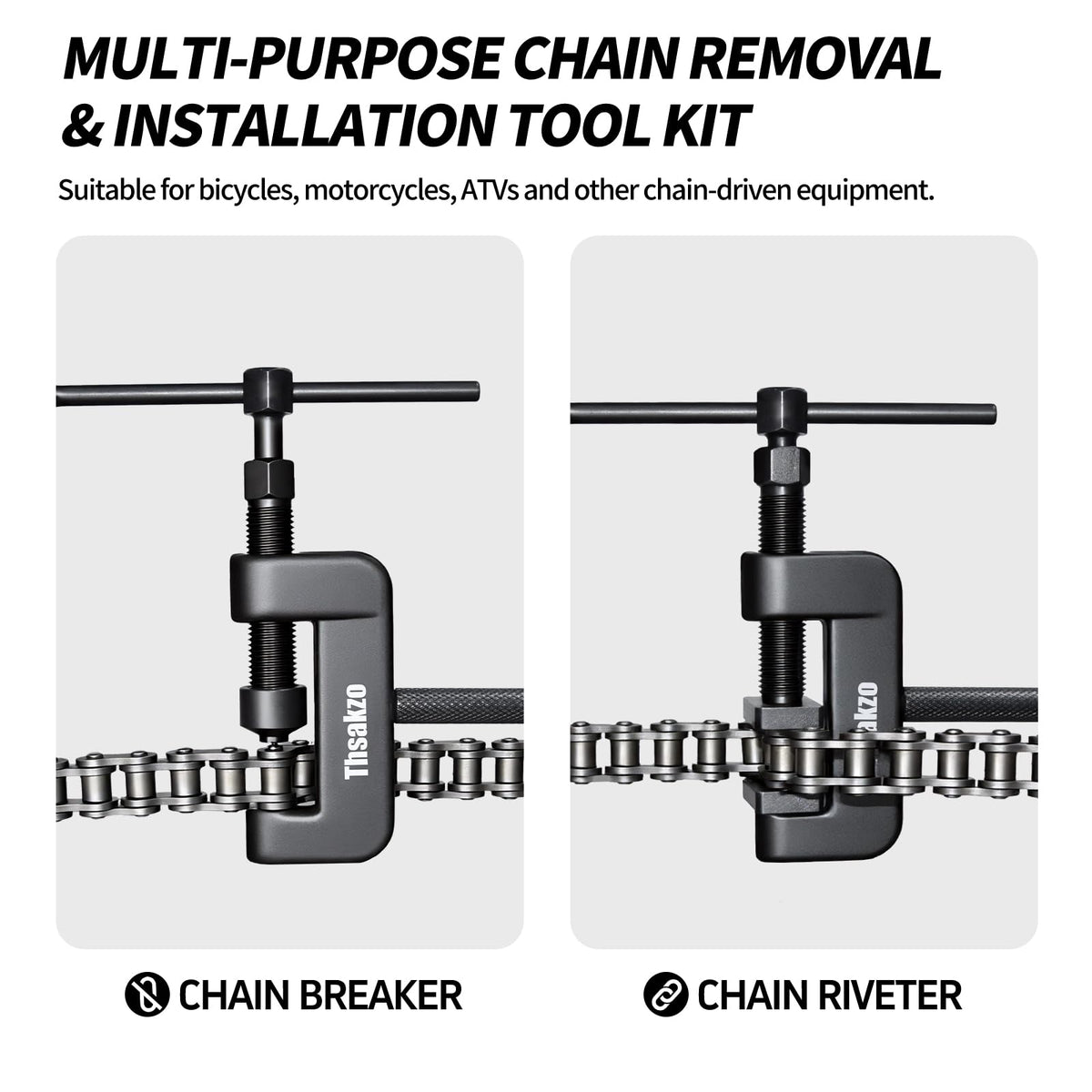 15 Pcs Motorcycle Chain Tool Kit U57522