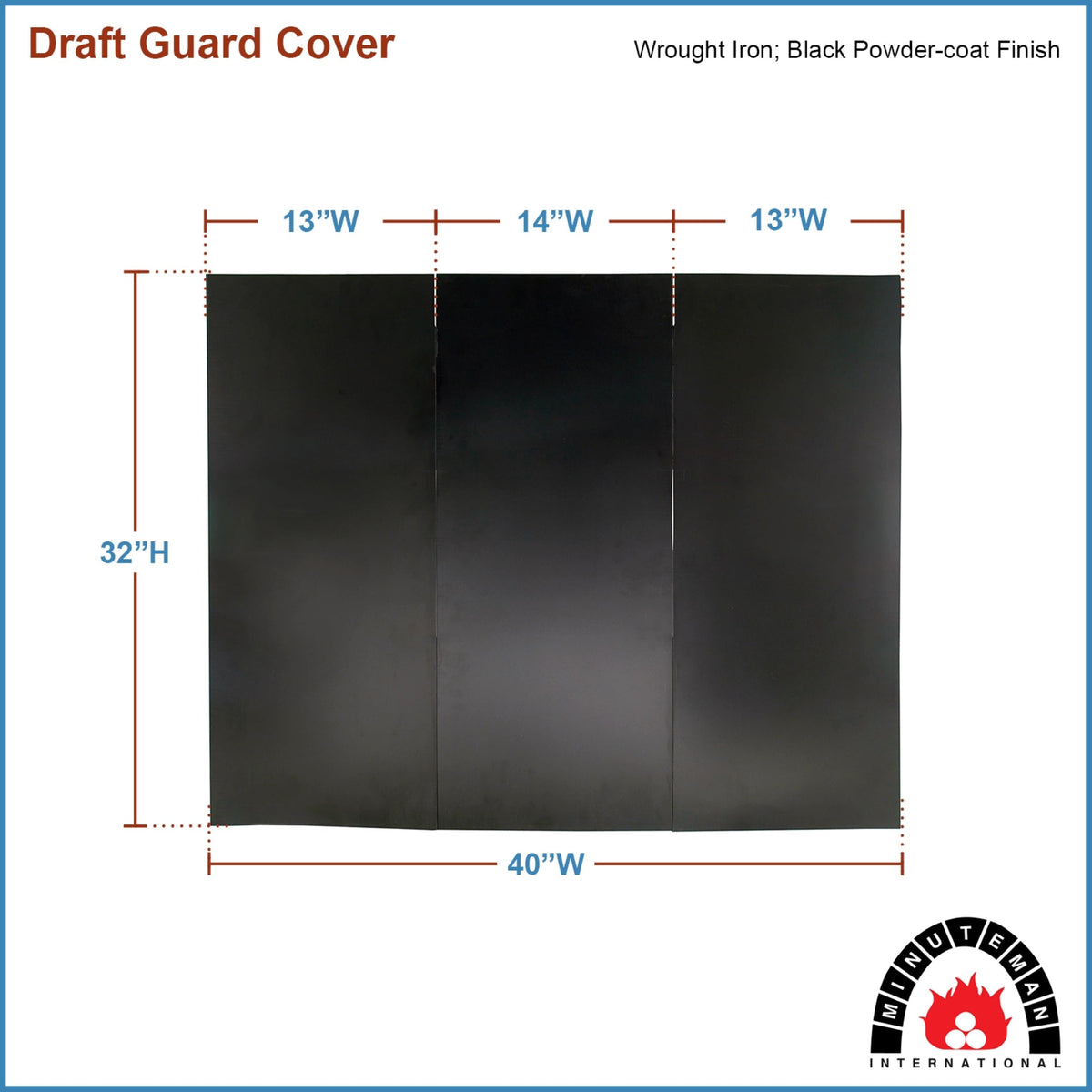 Black Draft Guard Cover K733