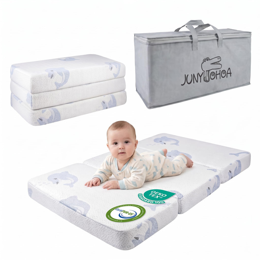 Trifold Pack and Play Mattress Topper, 38x26 Dual Firmness Z579766