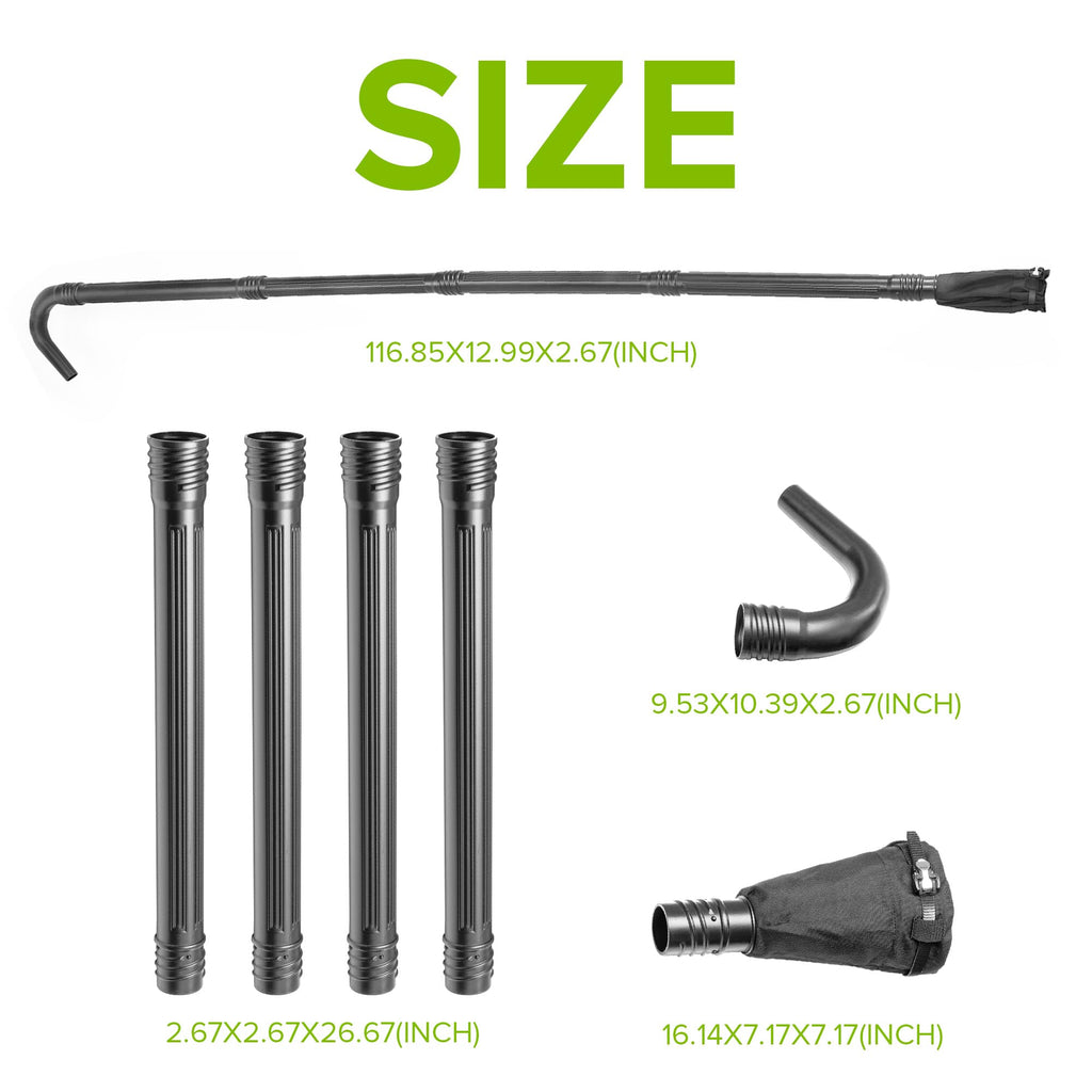 Gutter Cleaning Kit with 11 ft Reach T474