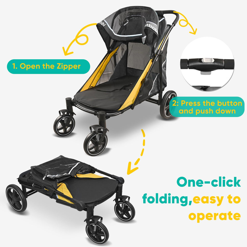 Dog Stroller for Large Medium Dogs up to 80 lbs F1333