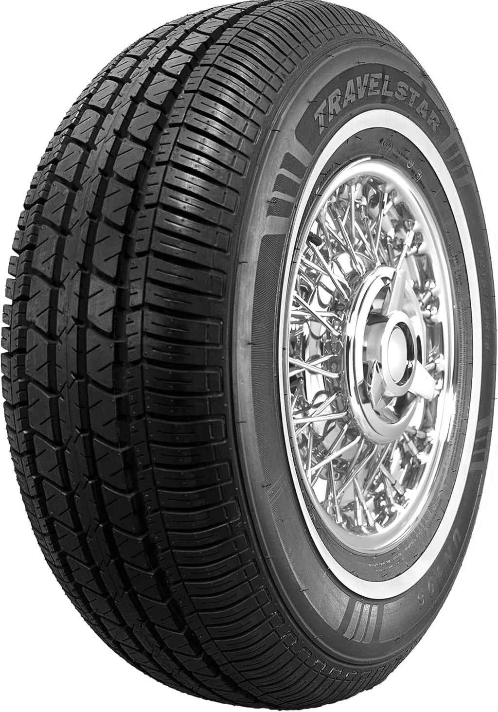 Set of 2 White Wall Tires O9147