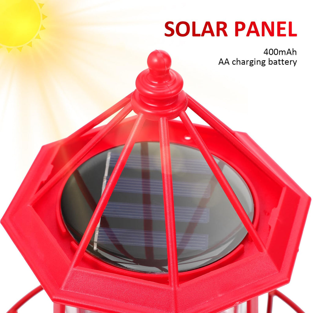 Solar Rotating Lighthouse Landscape Light V83798
