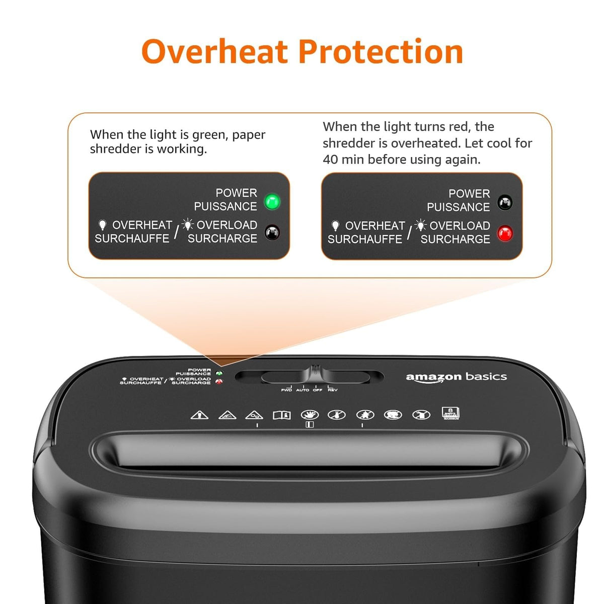8-Sheet Cross Cut Paper and Credit Card Shredder N86143