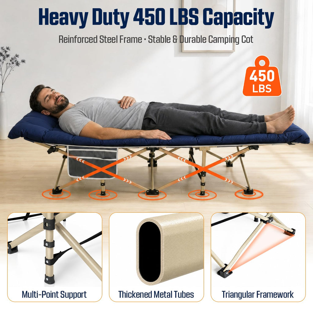 Camping Cot with Mattress D303601