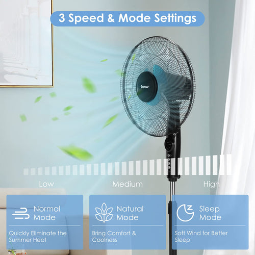 16-Inch Oscillating Pedestal Fan A613008