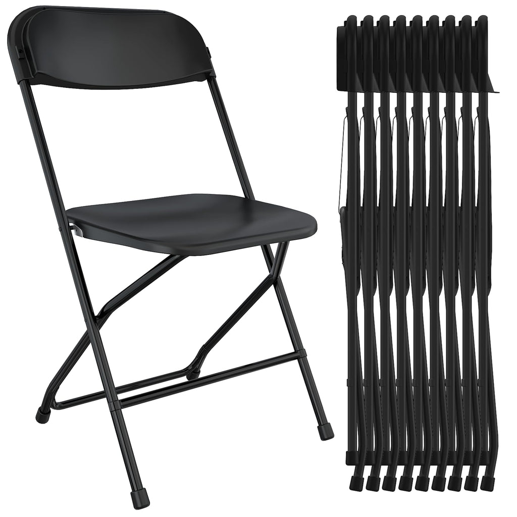 Black Folding Chairs 10 Pack X83852