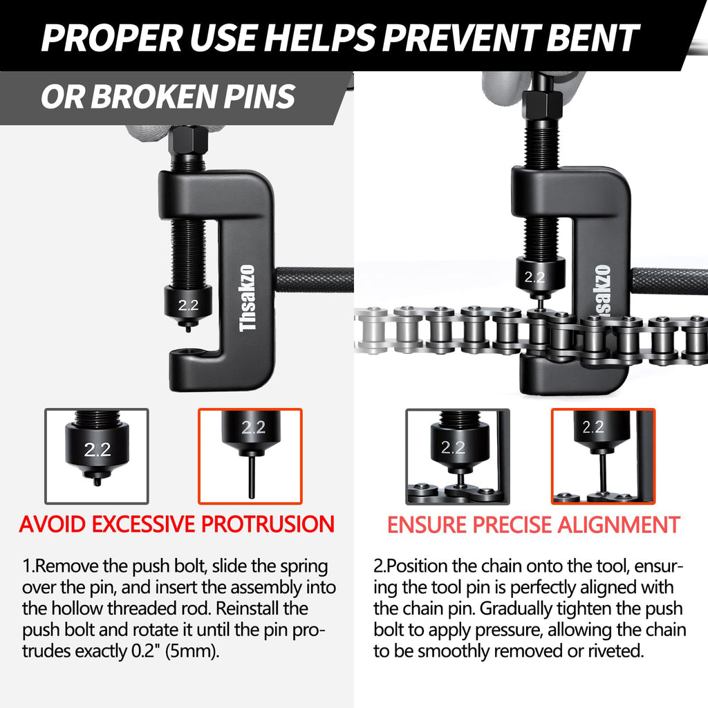 15 Pcs Motorcycle Chain Tool Kit U57522