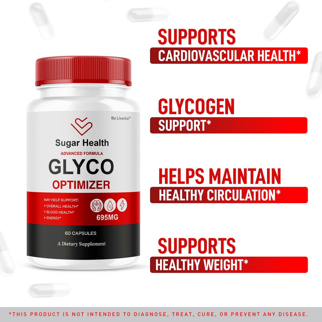 All Natural Glyco Support Supplement Pills, 60 Capsules H464291