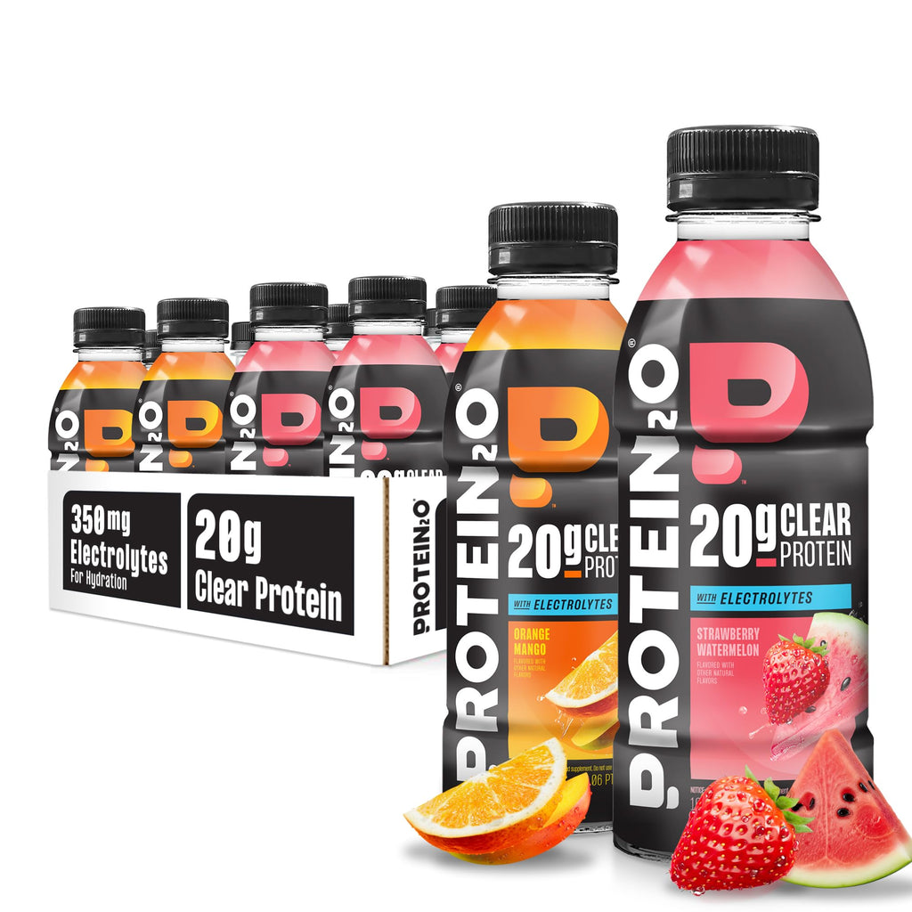Clear Whey Protein & Electrolyte Beverage 20g Protein 16.9 fl oz 12 Count F870