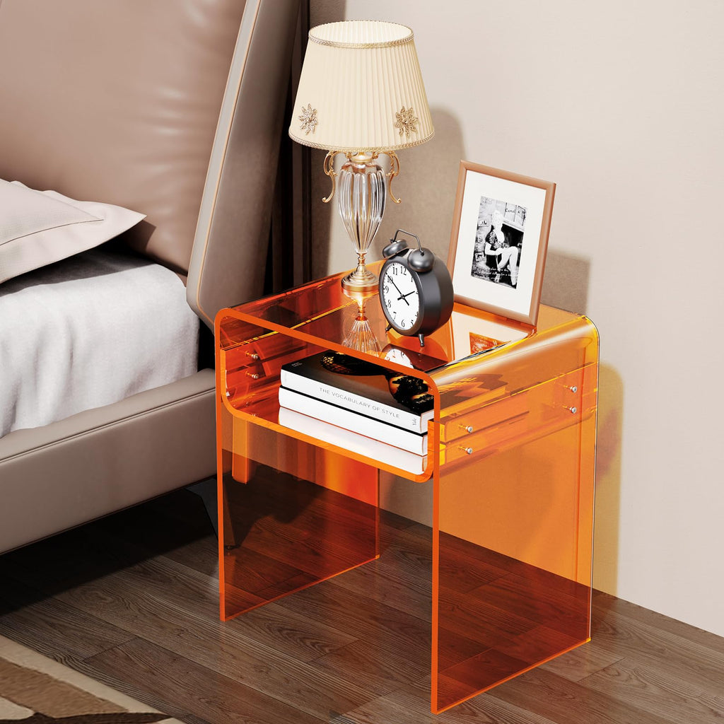 Clear Acrylic 2-Tier End Table E46592
