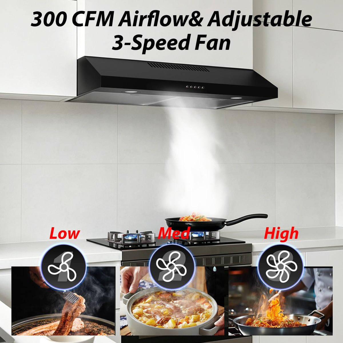 30 inch Under Cabinet Stainless Steel Range Hood Z109597