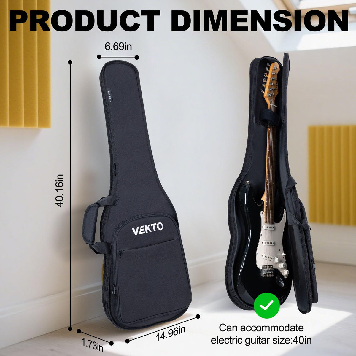 40 Inch Waterproof Soft Electric Guitar Bag C199099