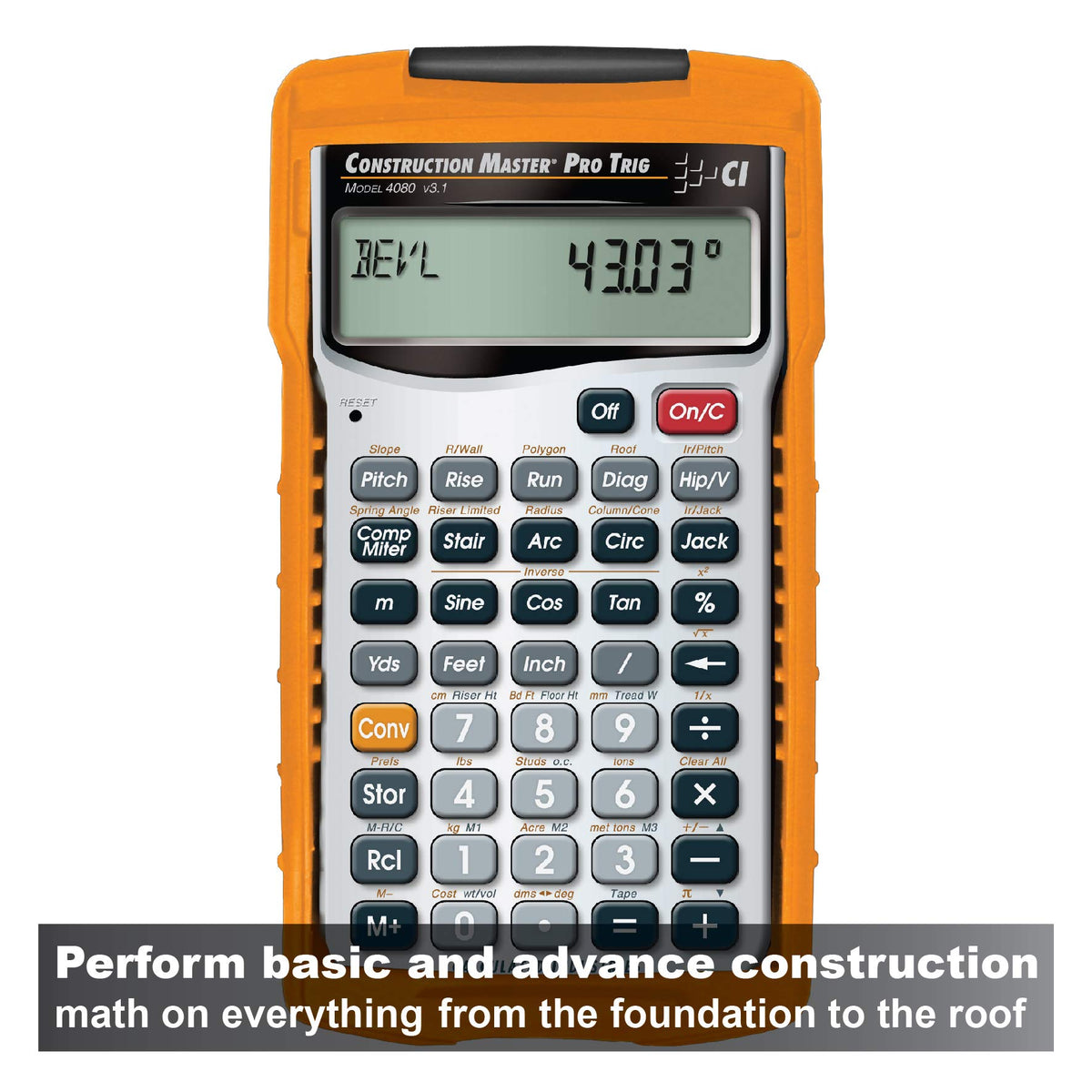 Construction Calculator with Case G41638