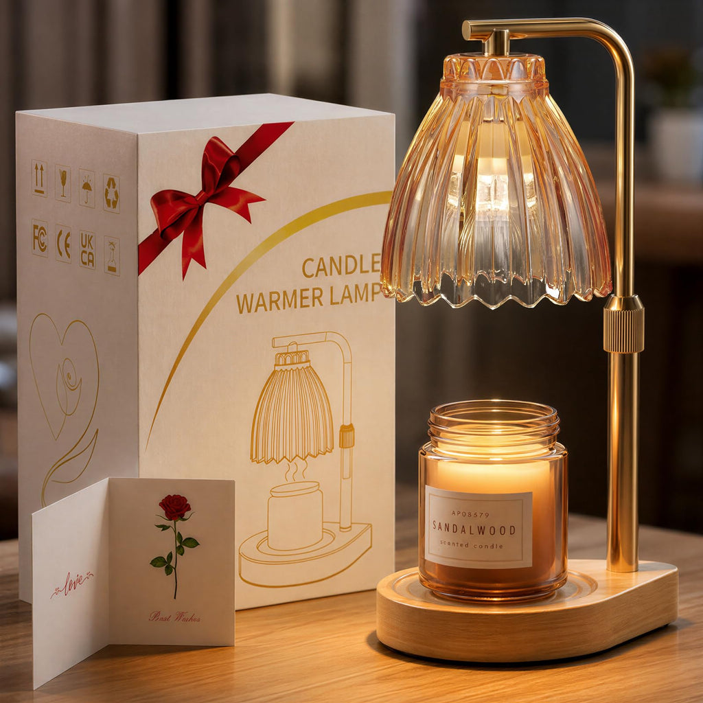 Candle Warmer Lamp with Adjustable Height, Timer & Dimmer Z738