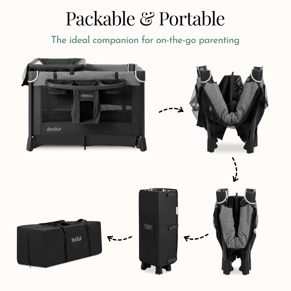 Portable Playard with Bassinet & Changing Table J2919