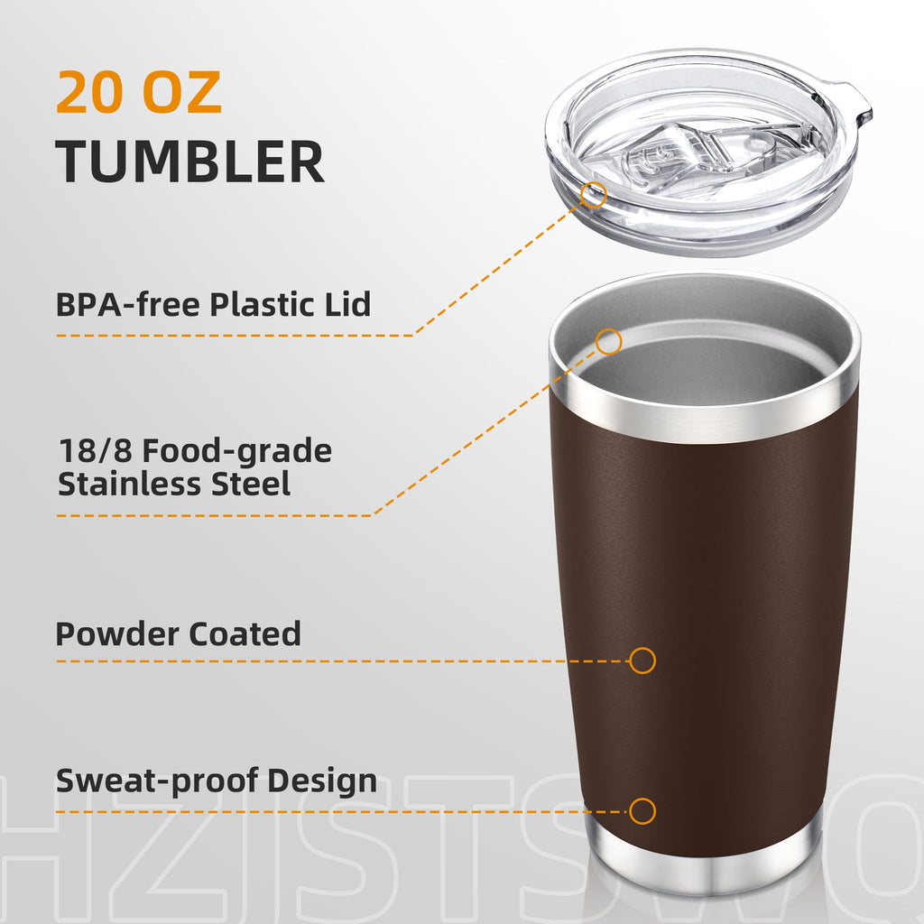 20 oz Stainless Steel Insulated Tumbler with Lid X452559