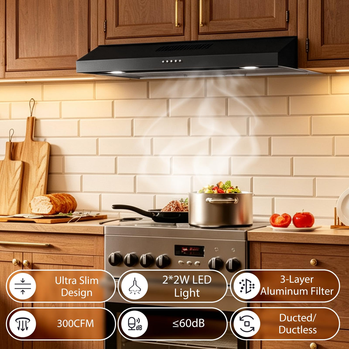 30 inch Under Cabinet Stainless Steel Range Hood Z109597