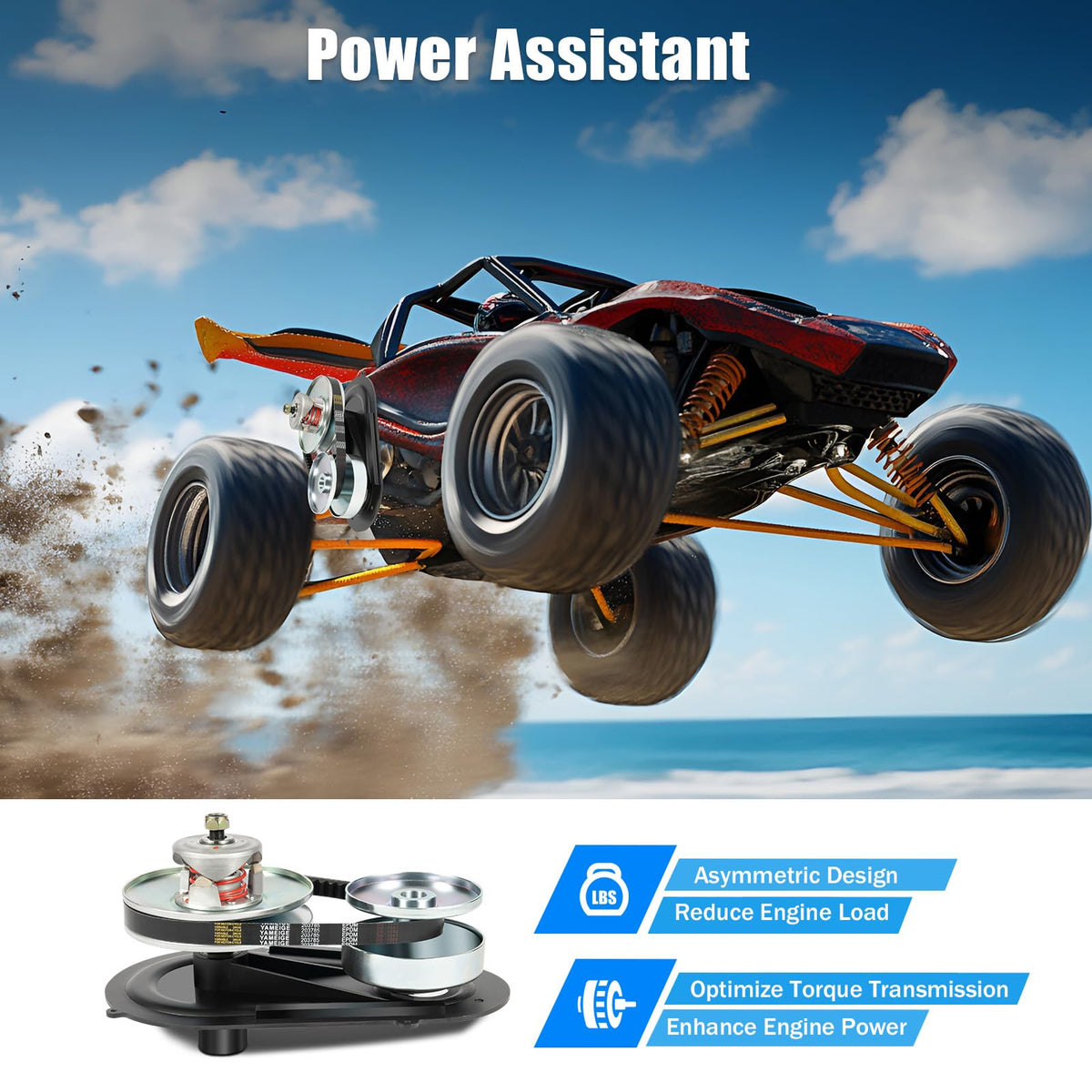 40 Series Torque Converter Kit, 3/4 Inch Driver 10 Tooth and 12 Tooth Chain Drive O664673