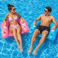 Inflatable Pool Chair Float 2 Pack with Drink & Phone Holder F3154