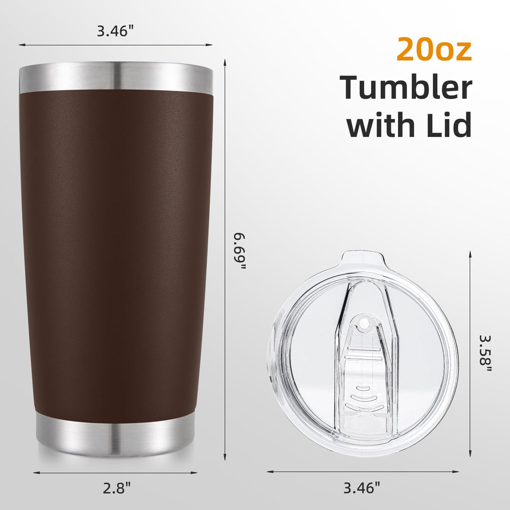 20 oz Stainless Steel Insulated Tumbler with Lid X452559