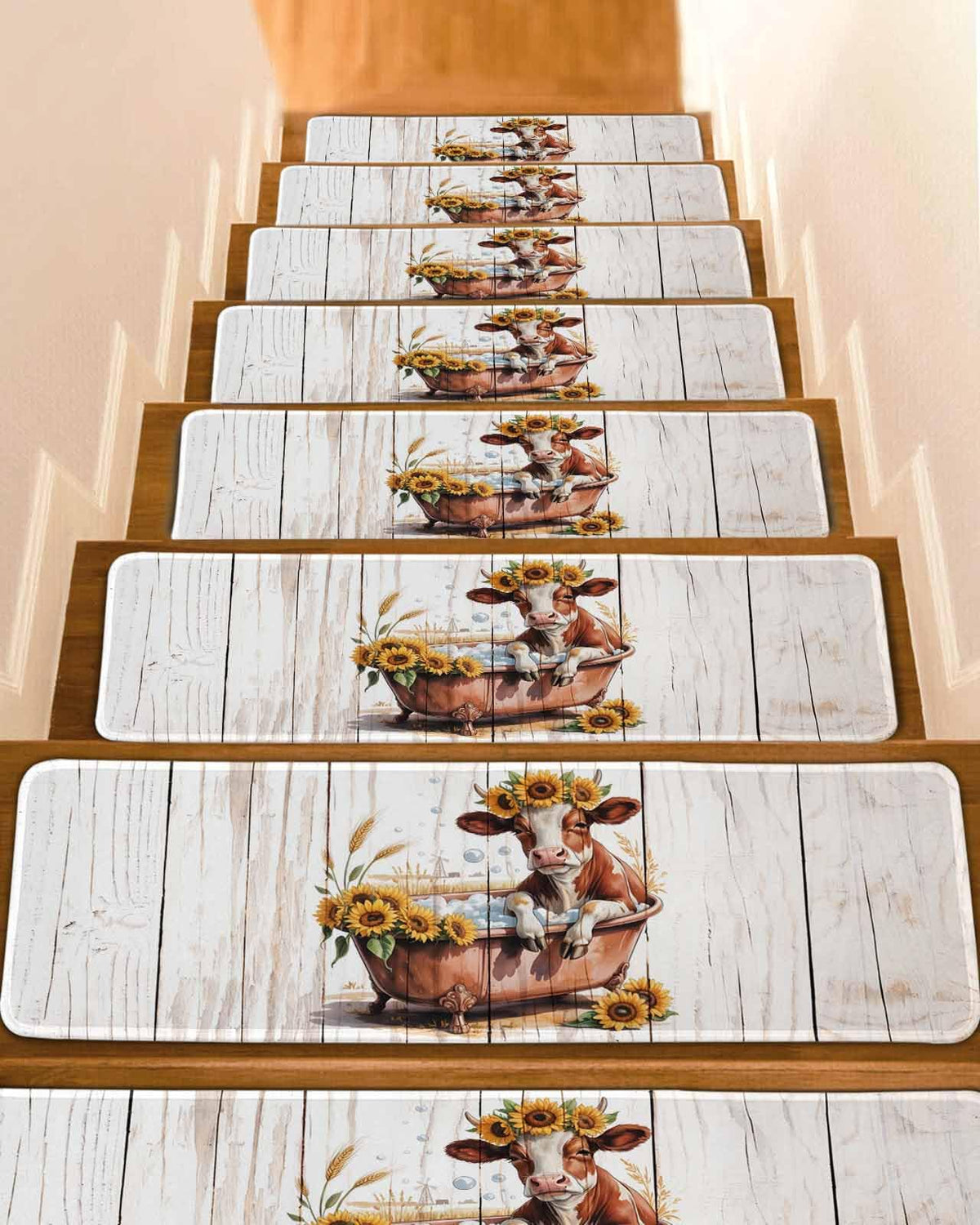 15 Pack Non Slip Carpet Stair Treads 8x30 inch H825845