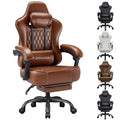 Big and Tall Gaming Chair with Footrest O357316