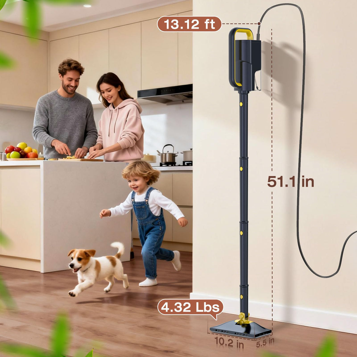 10-in-1 Detachable Handheld Steam Cleaner S16510