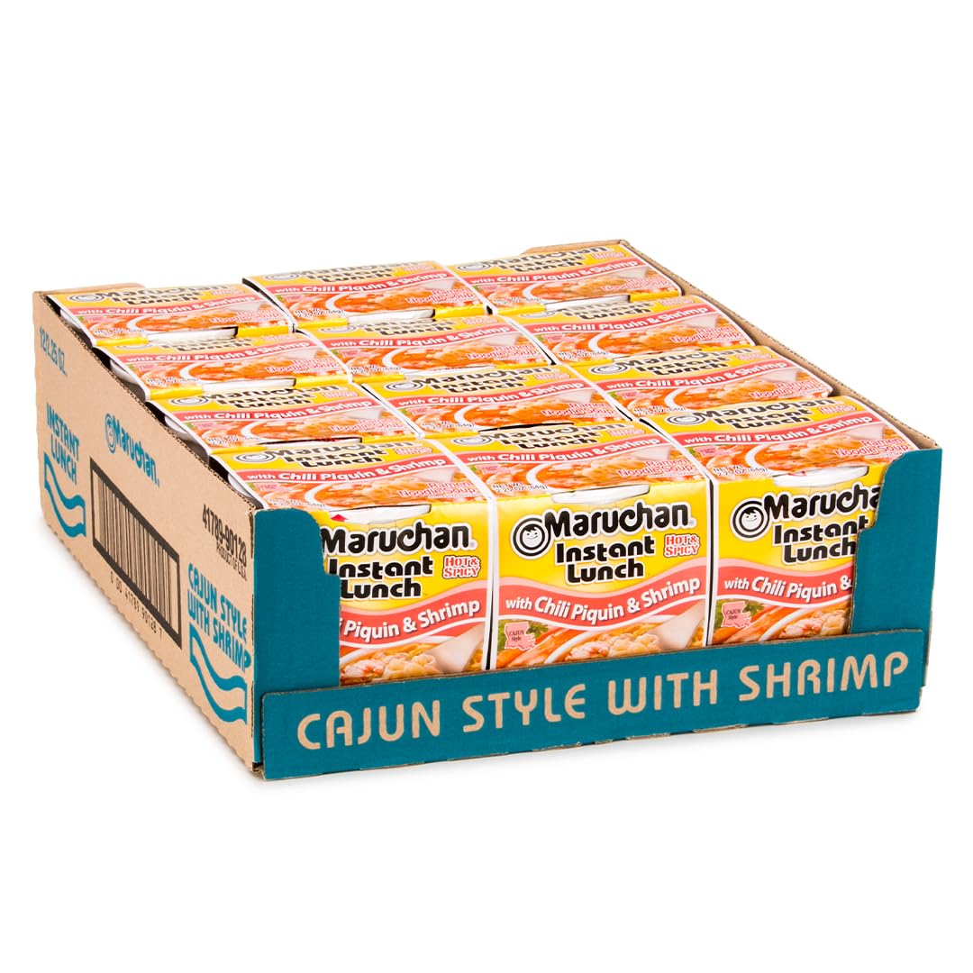 Instant Lunch Ramen Noodles Chili Piquin & Shrimp 2.25 Oz 12 Pack B18711