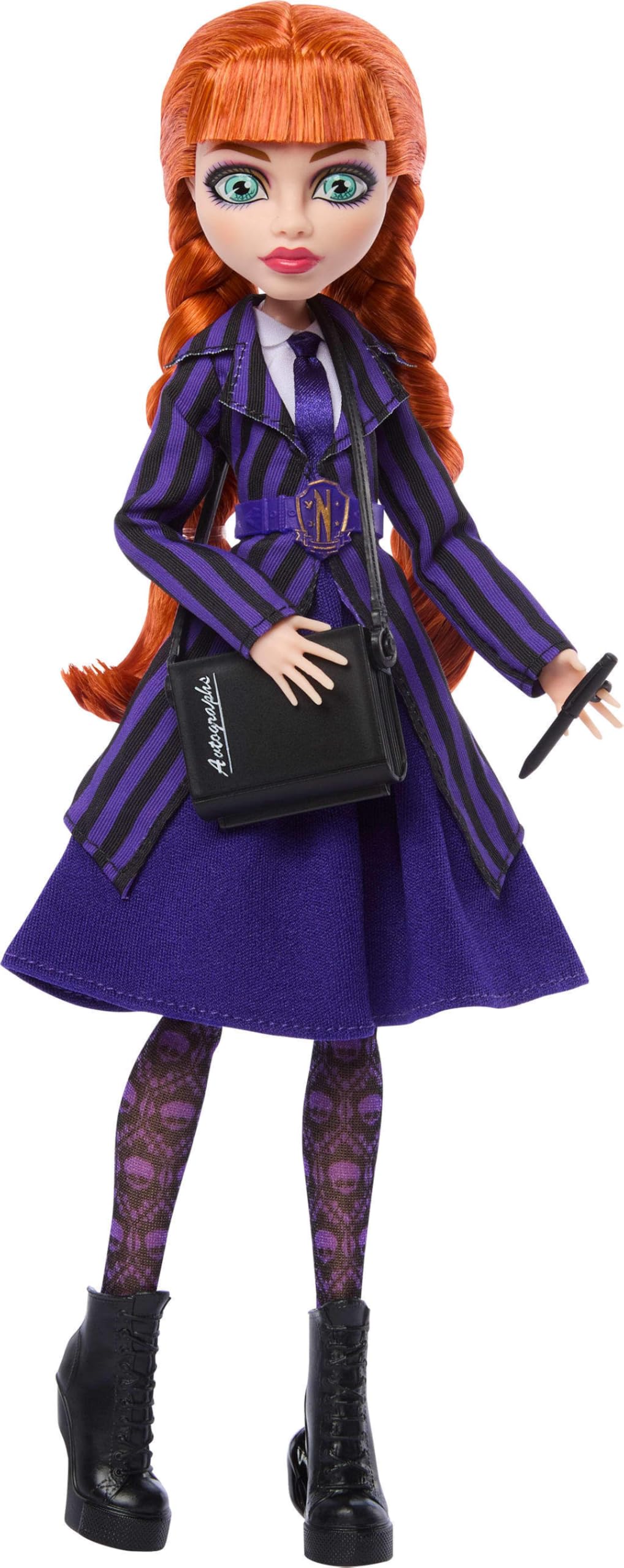 Purple Nevermore Academy Uniform Doll with Accessories S735299