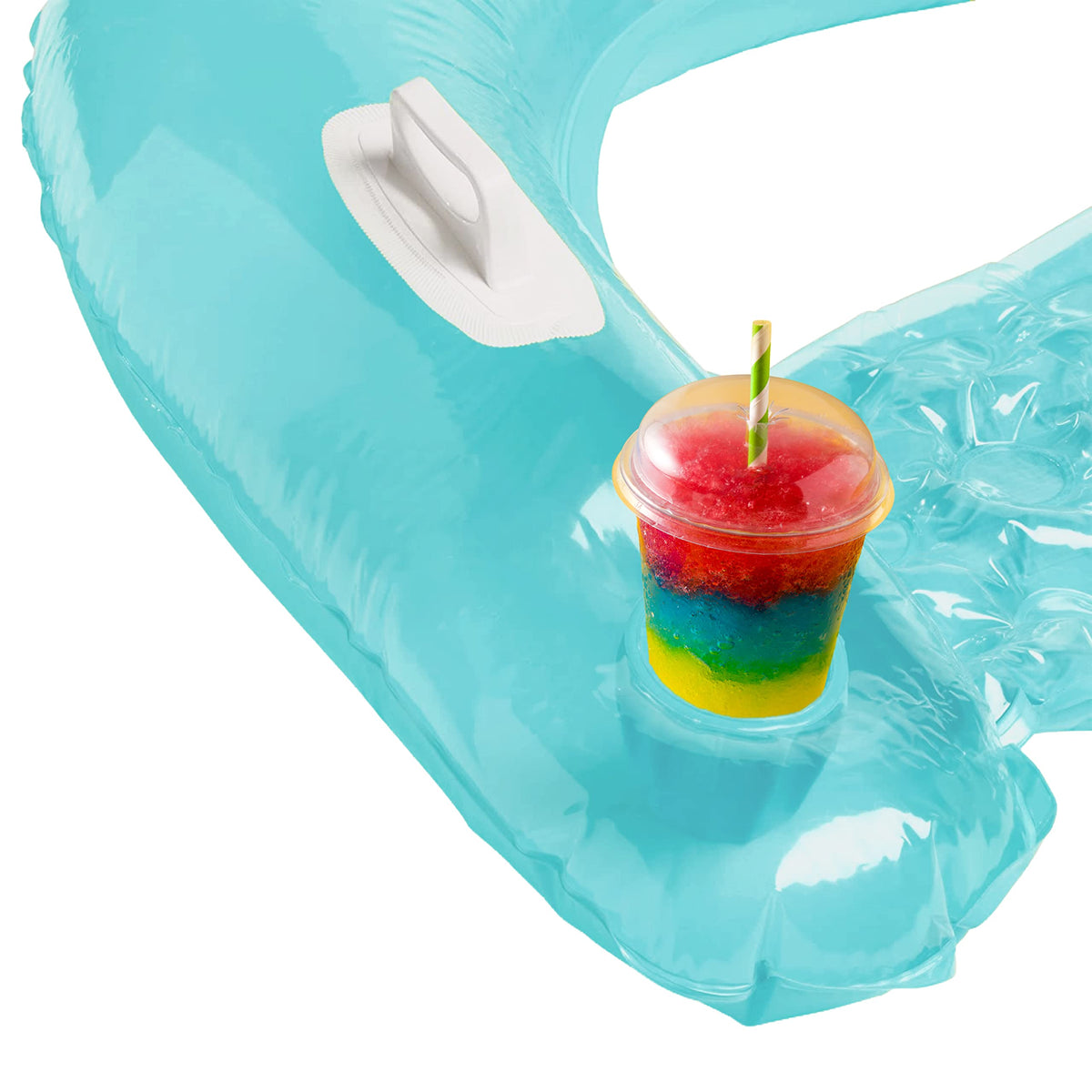 Inflatable Pool Chair Float 2 Pack with Drink & Phone Holder F3154