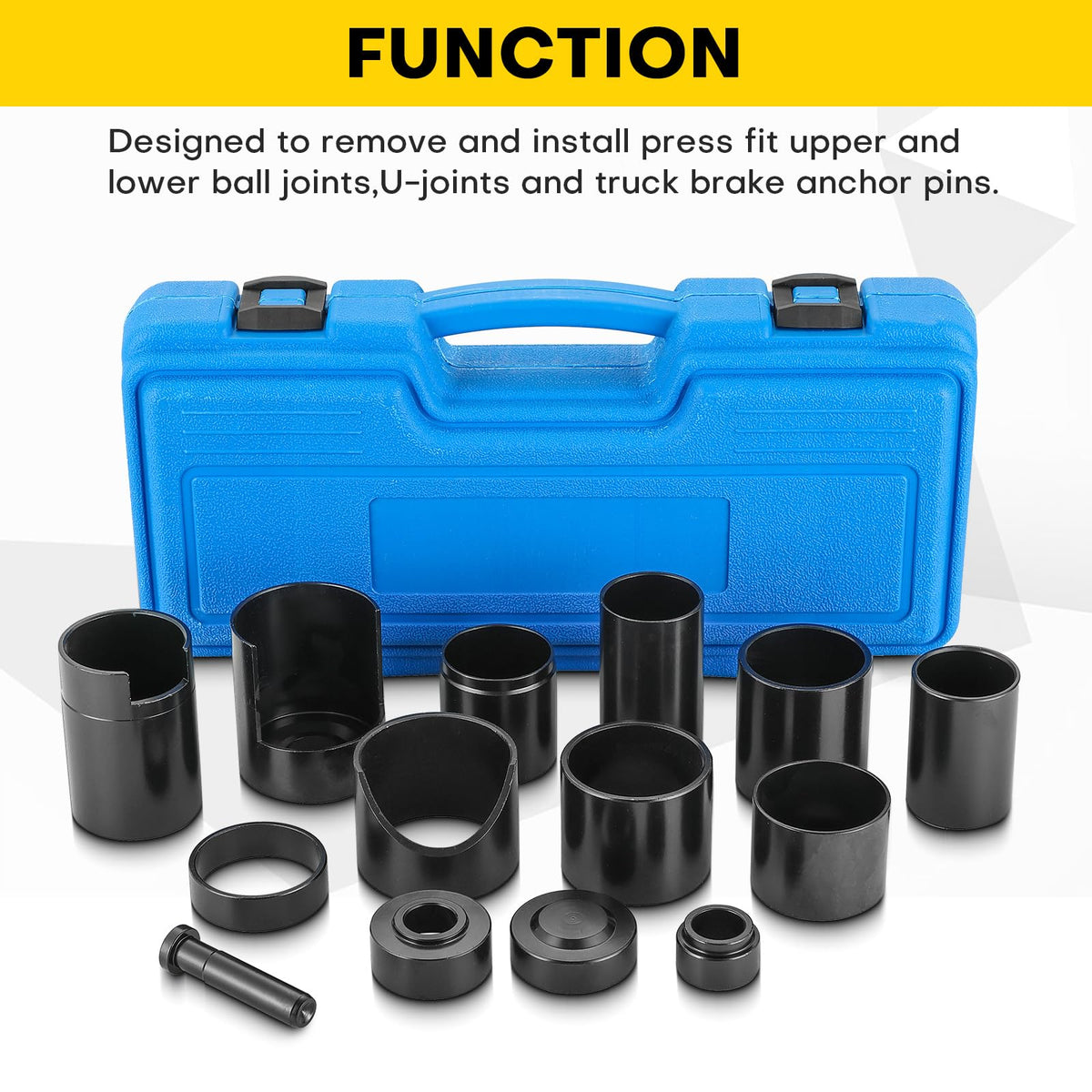 14PCS Ball Joint Remover Installer Adapter Tool Set M9389