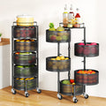 5 Tier Rotating Fruit Vegetable Basket Stand N157
