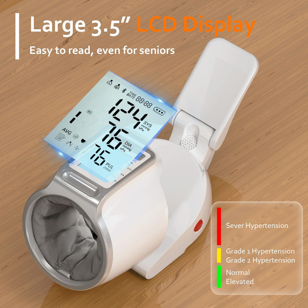 White Upper Arm Blood Pressure Monitor R98805
