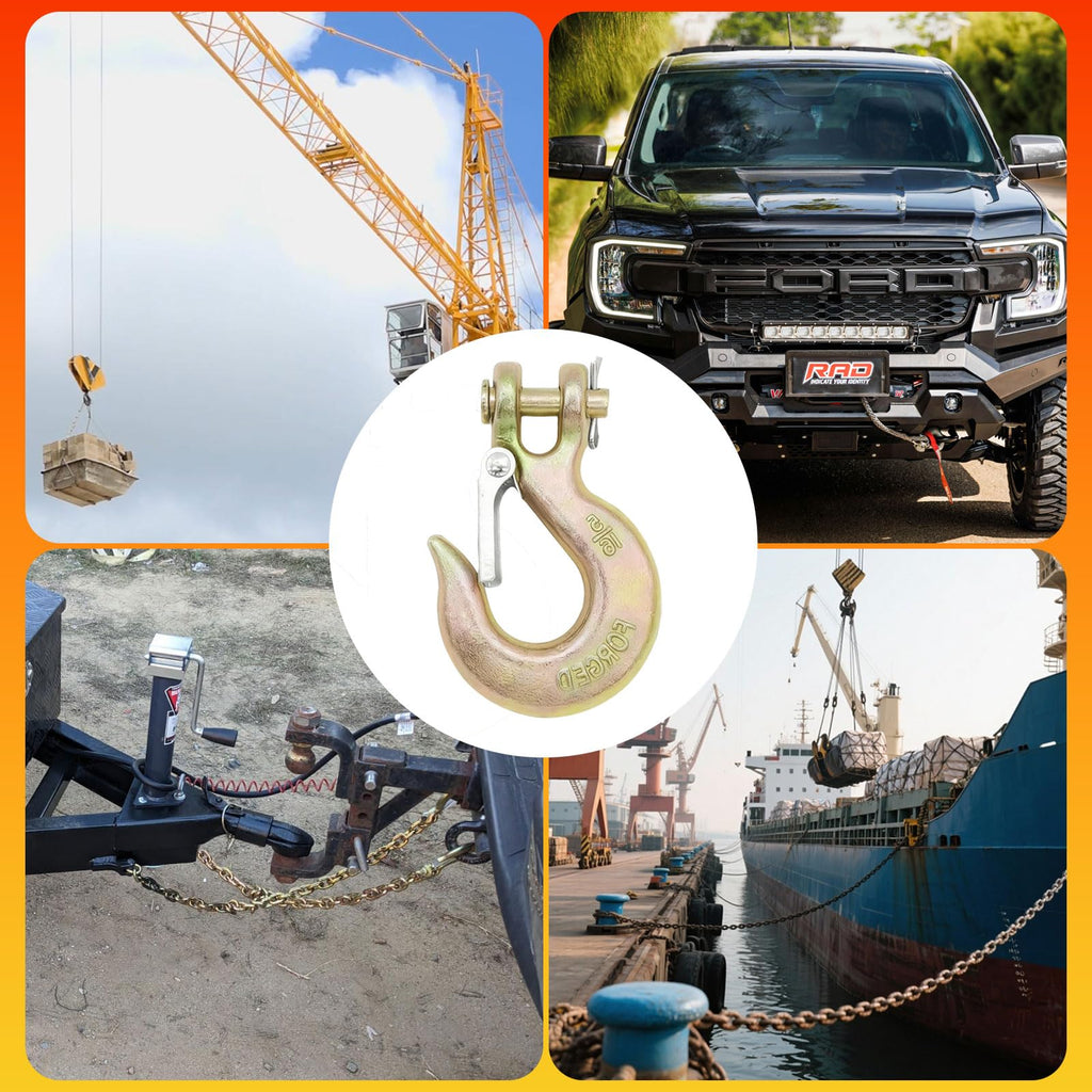 5/16" Clevis Slip Hook with Safety Latch S99525