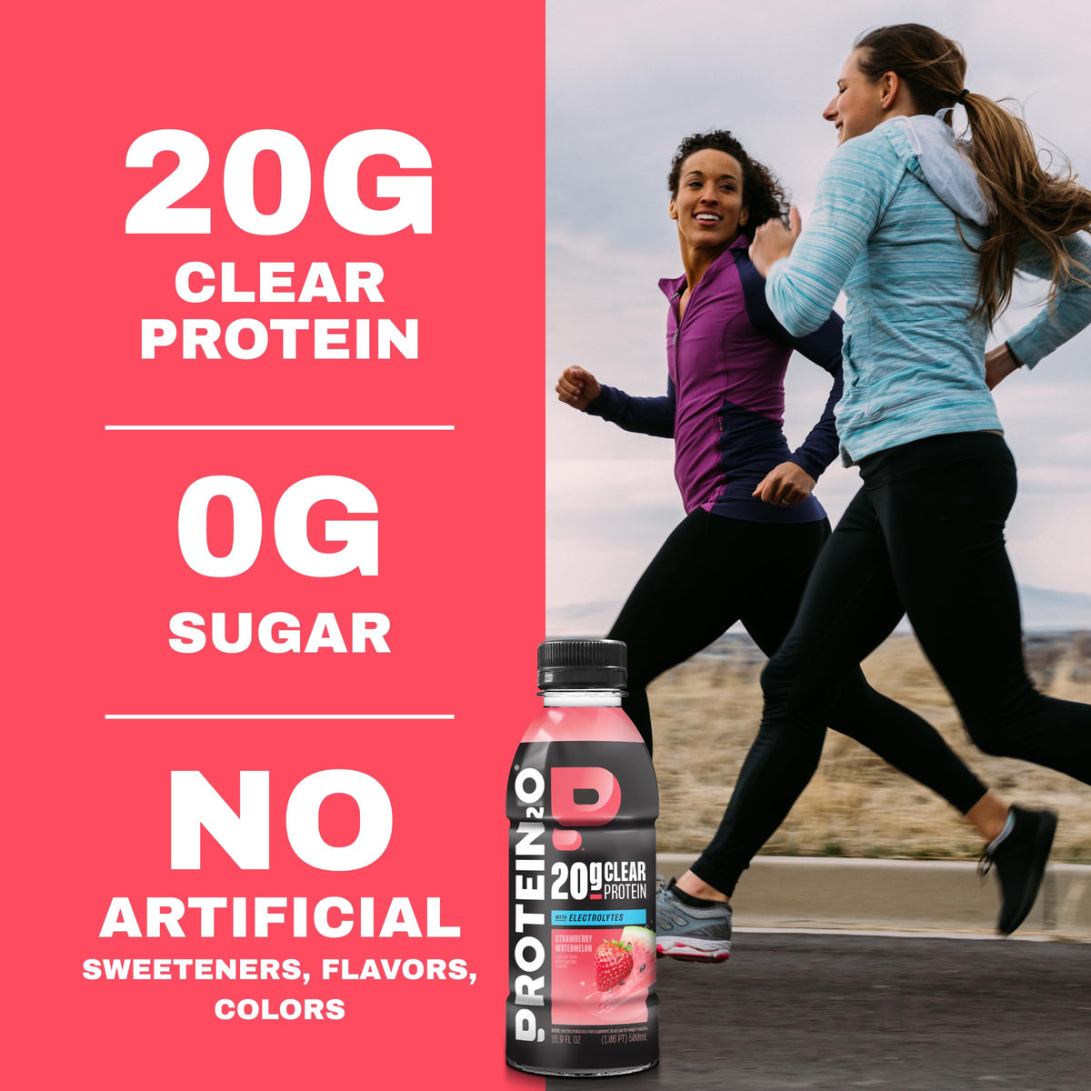 Clear Whey Protein & Electrolyte Beverage 20g Protein 16.9 fl oz 12 Count F870
