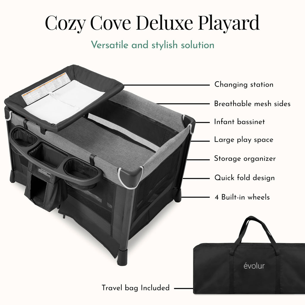 Portable Playard with Bassinet & Changing Table J2919