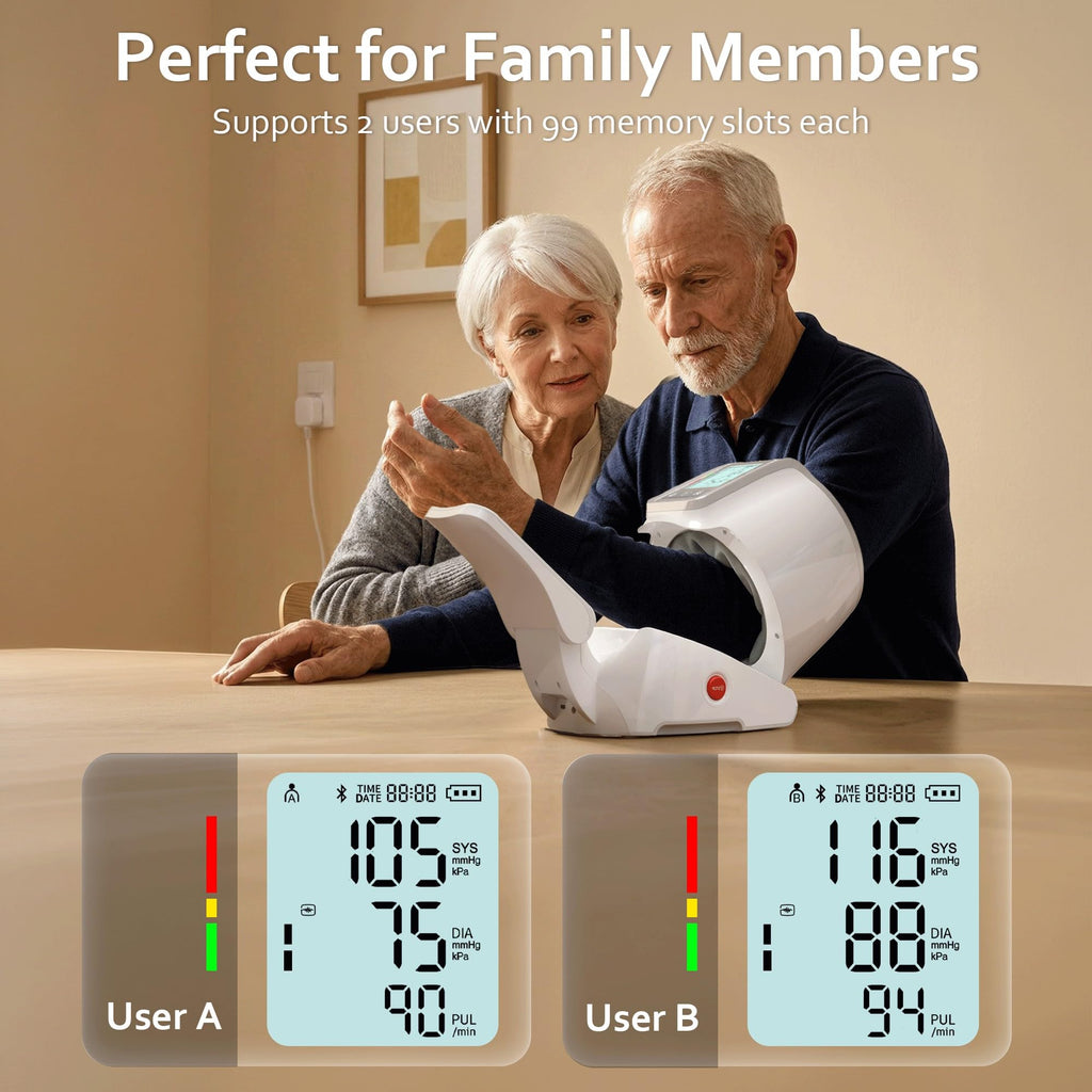 White Upper Arm Blood Pressure Monitor R98805