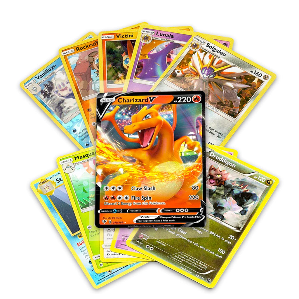 Pokemon Cards Collection with 5 Foils V2661