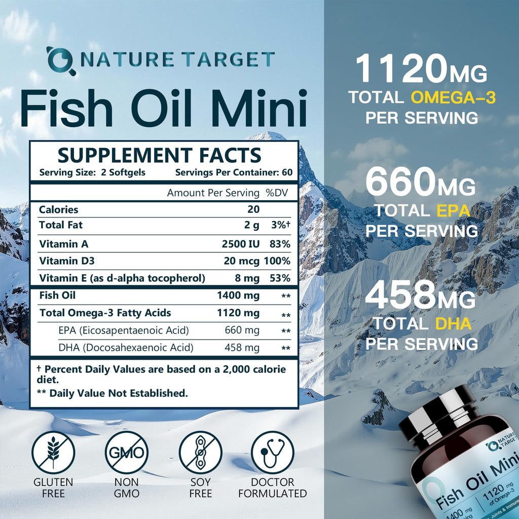 Fish Oil 1400 mg 120 Softgels S46031