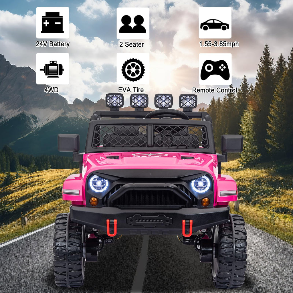 24V 2 Seater 4WD Ride On Truck G725