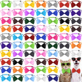 240 Pcs Dog Bow Ties with Adjustable Collar X974