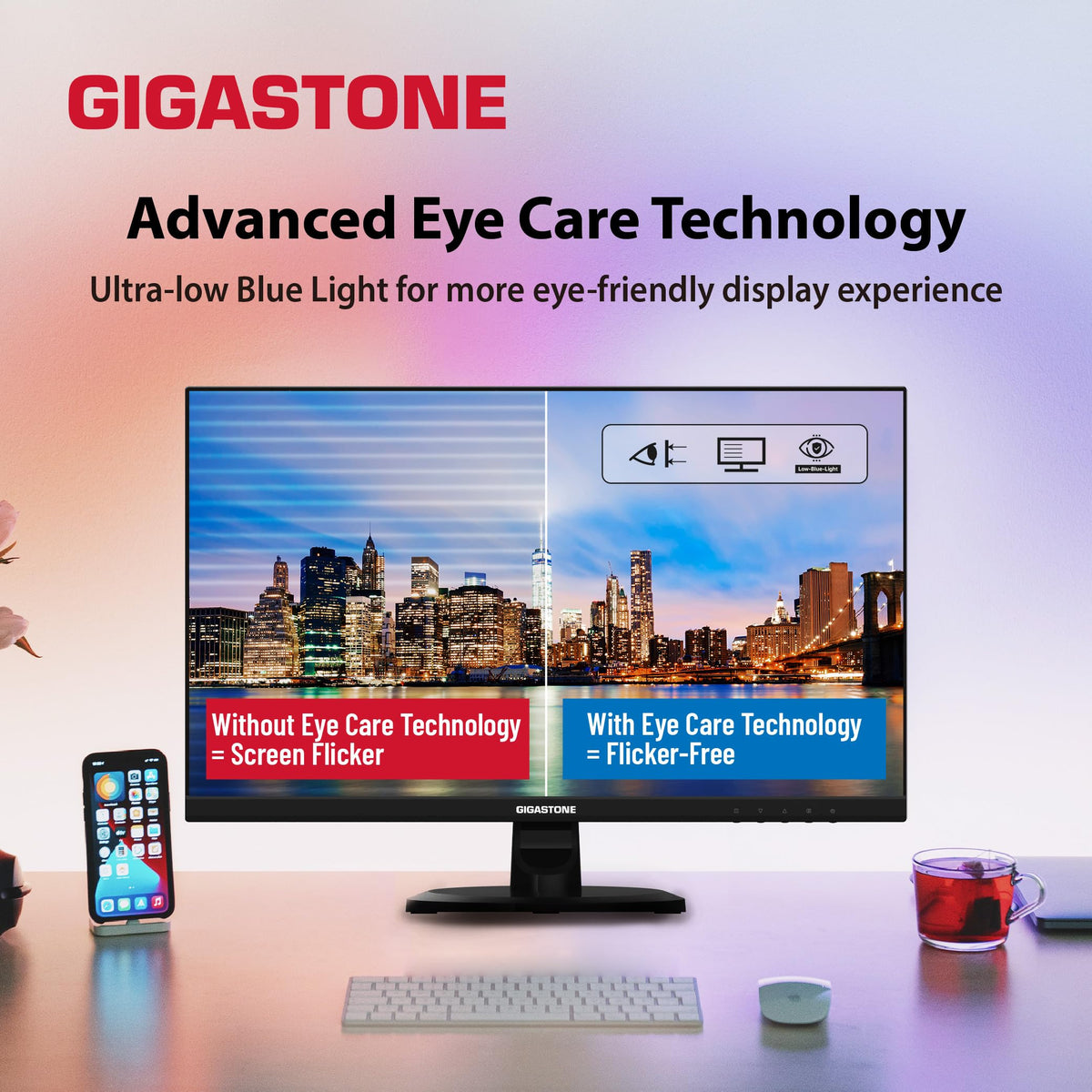 24 inch IPS LED Monitor 2-Pack 75Hz FHD Frameless Z476