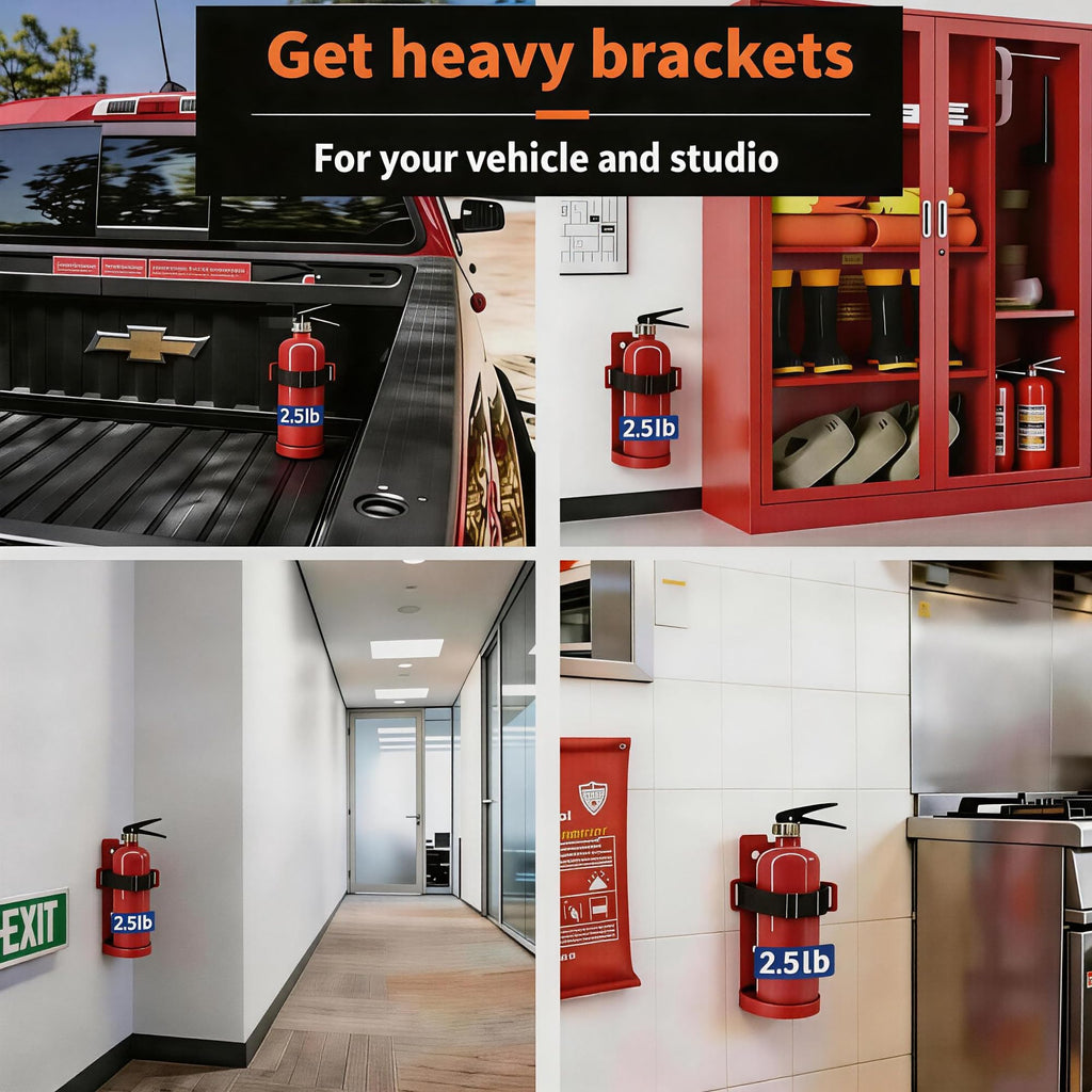 2.5LB Fire Extinguisher Wall Mount Bracket N667850