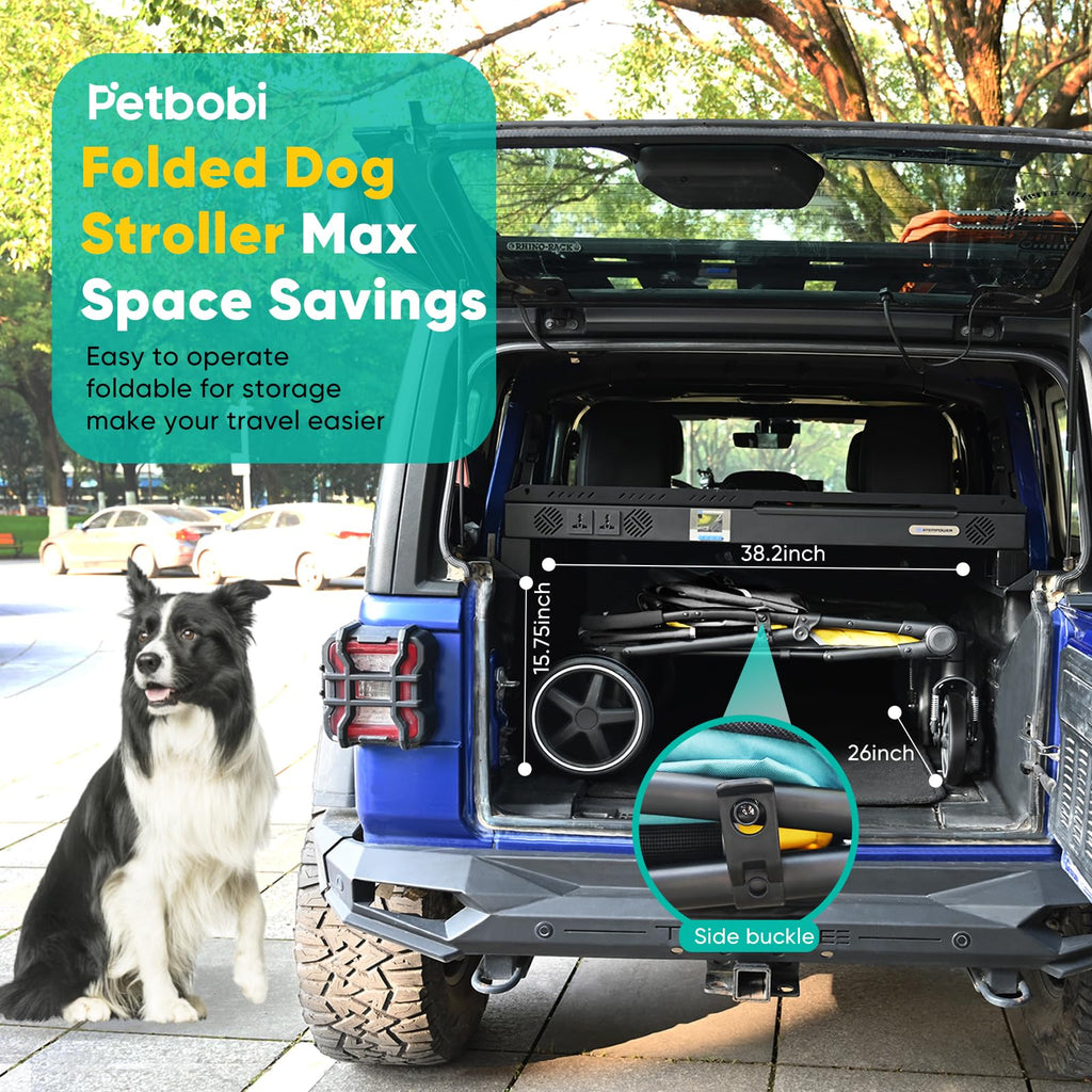 Dog Stroller for Large Medium Dogs up to 80 lbs F1333