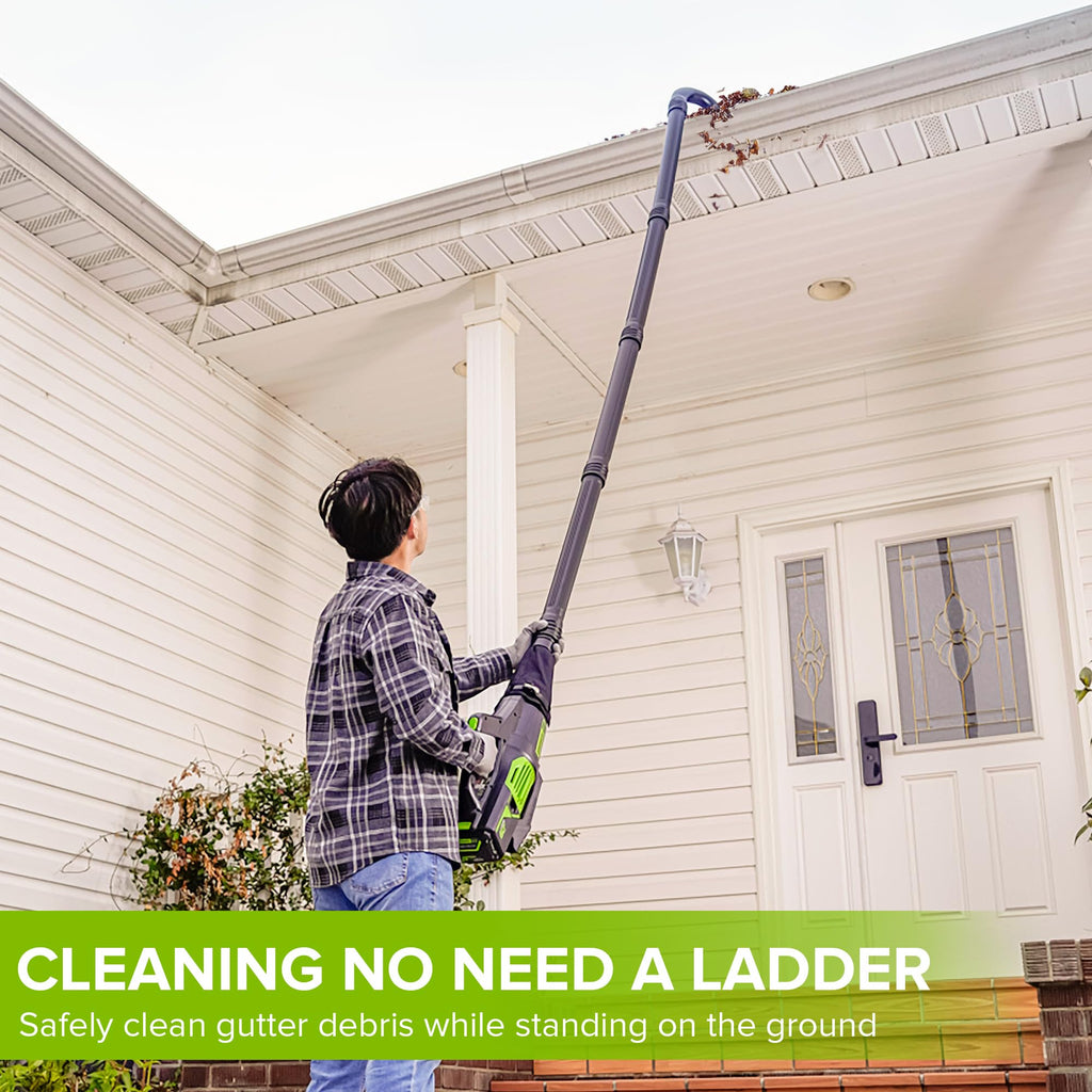 Gutter Cleaning Kit with 11 ft Reach T474