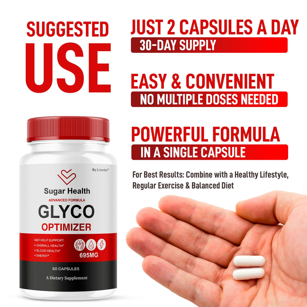 All Natural Glyco Support Supplement Pills, 60 Capsules H464291