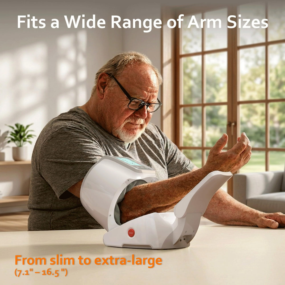 White Upper Arm Blood Pressure Monitor R98805